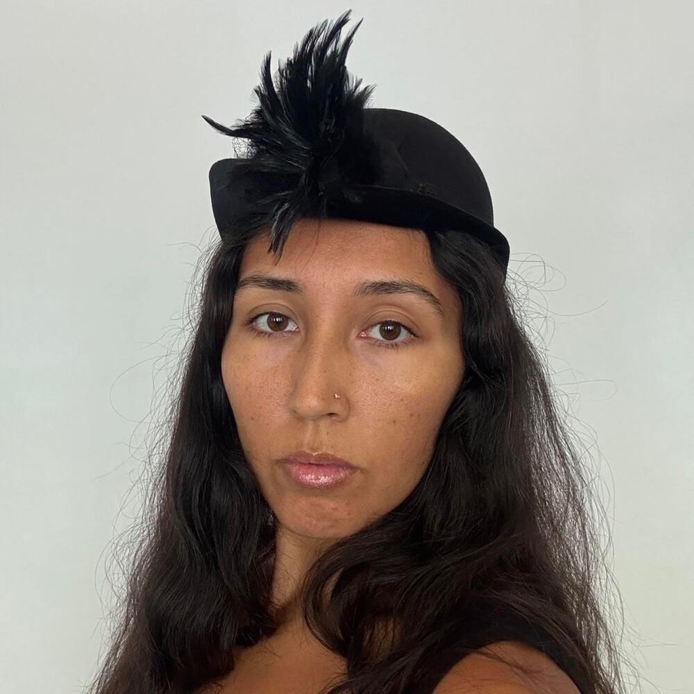 Vtg 1950s valerie modes crescent fascinator hat black feathers birdcage veil